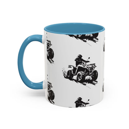 Slingin' Mud Quad 2-Tone Coffee Mug