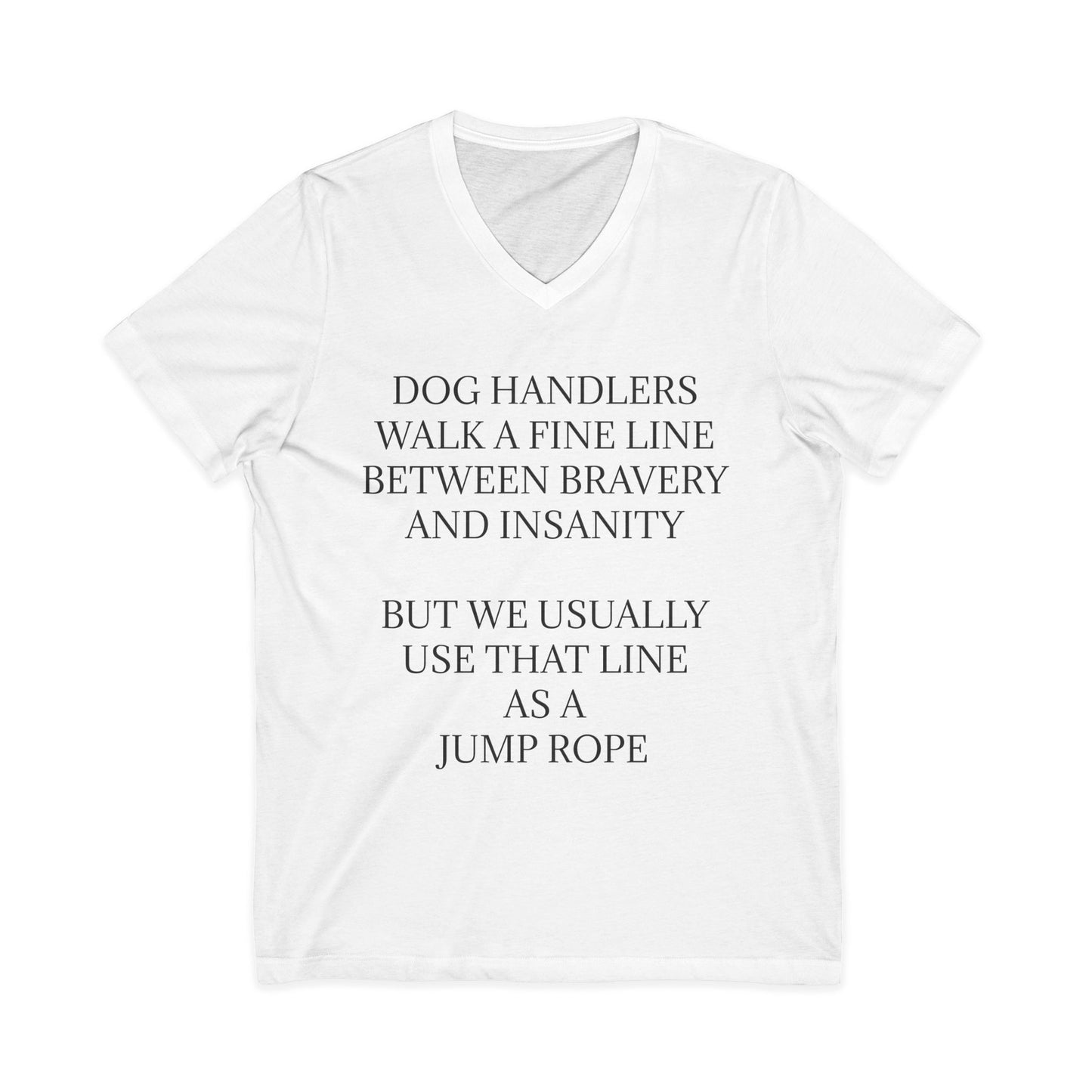 Jump Rope Unisex Short Sleeve V-Neck Tee
