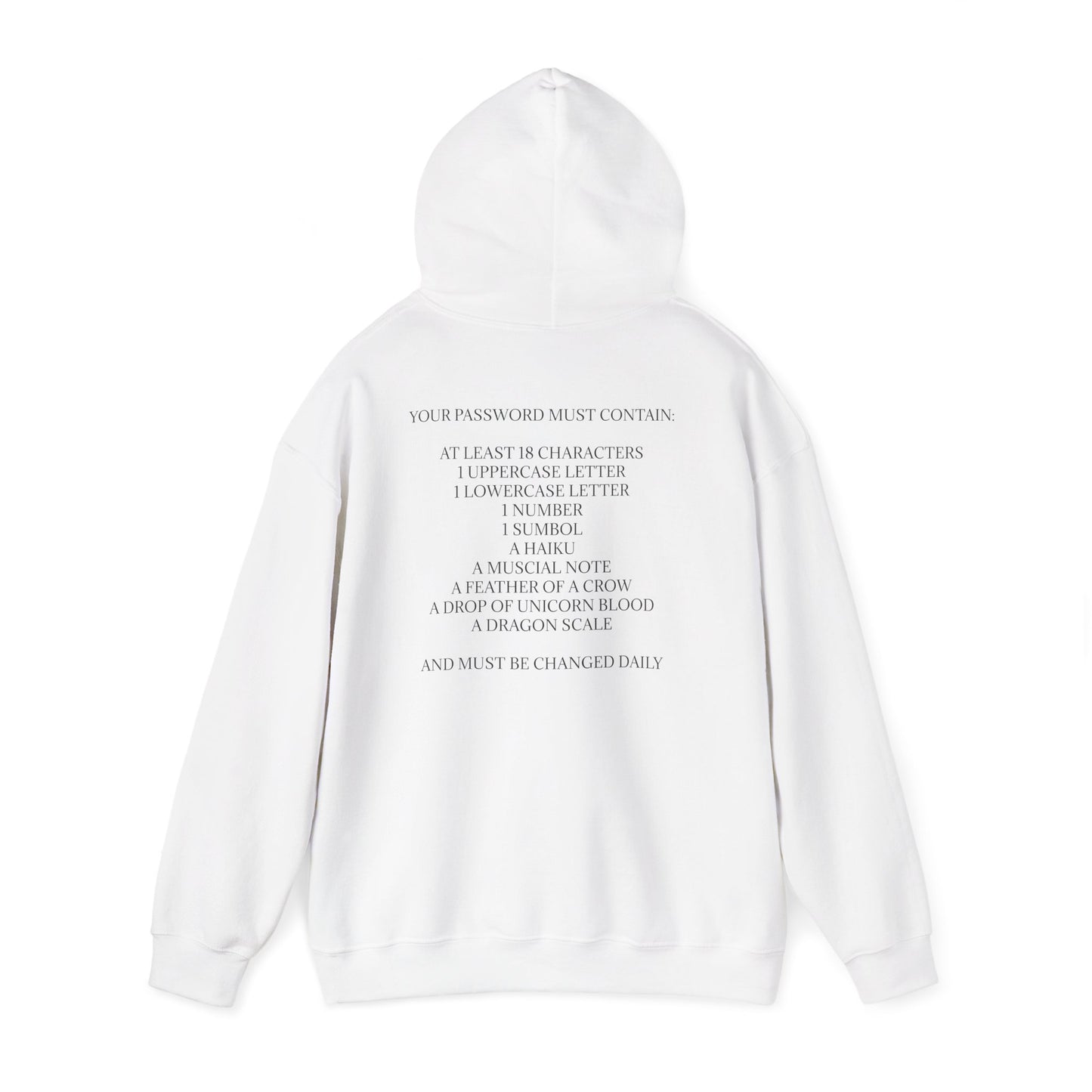 Password Unisex Hoodie