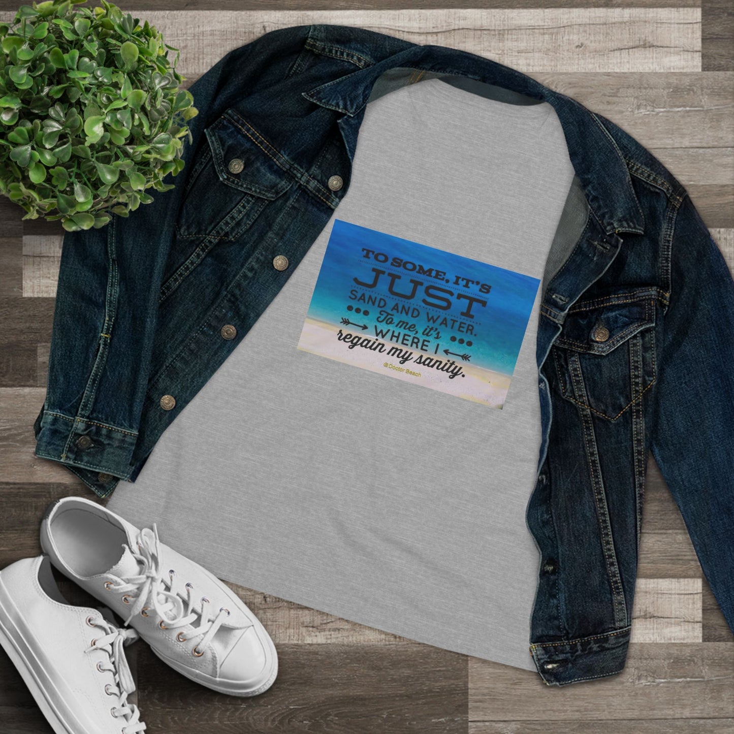 Dr. Beach Women's Short Sleeve Crewneck Tee