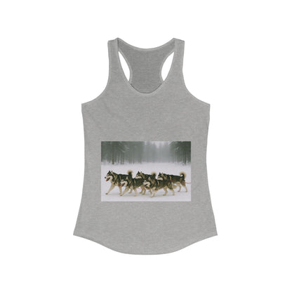 Mush On Women's Racerback Tank