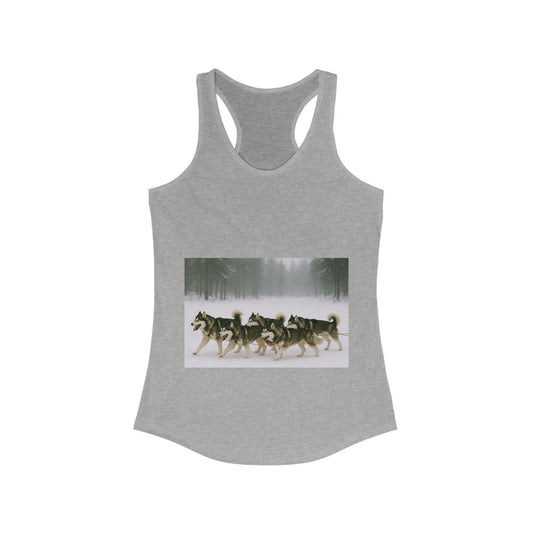 Mush On Women's Racerback Tank