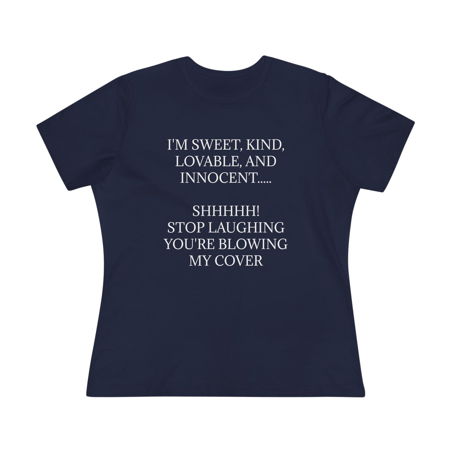 Blowing My Cover Women's Short Sleeve Crewneck Tee