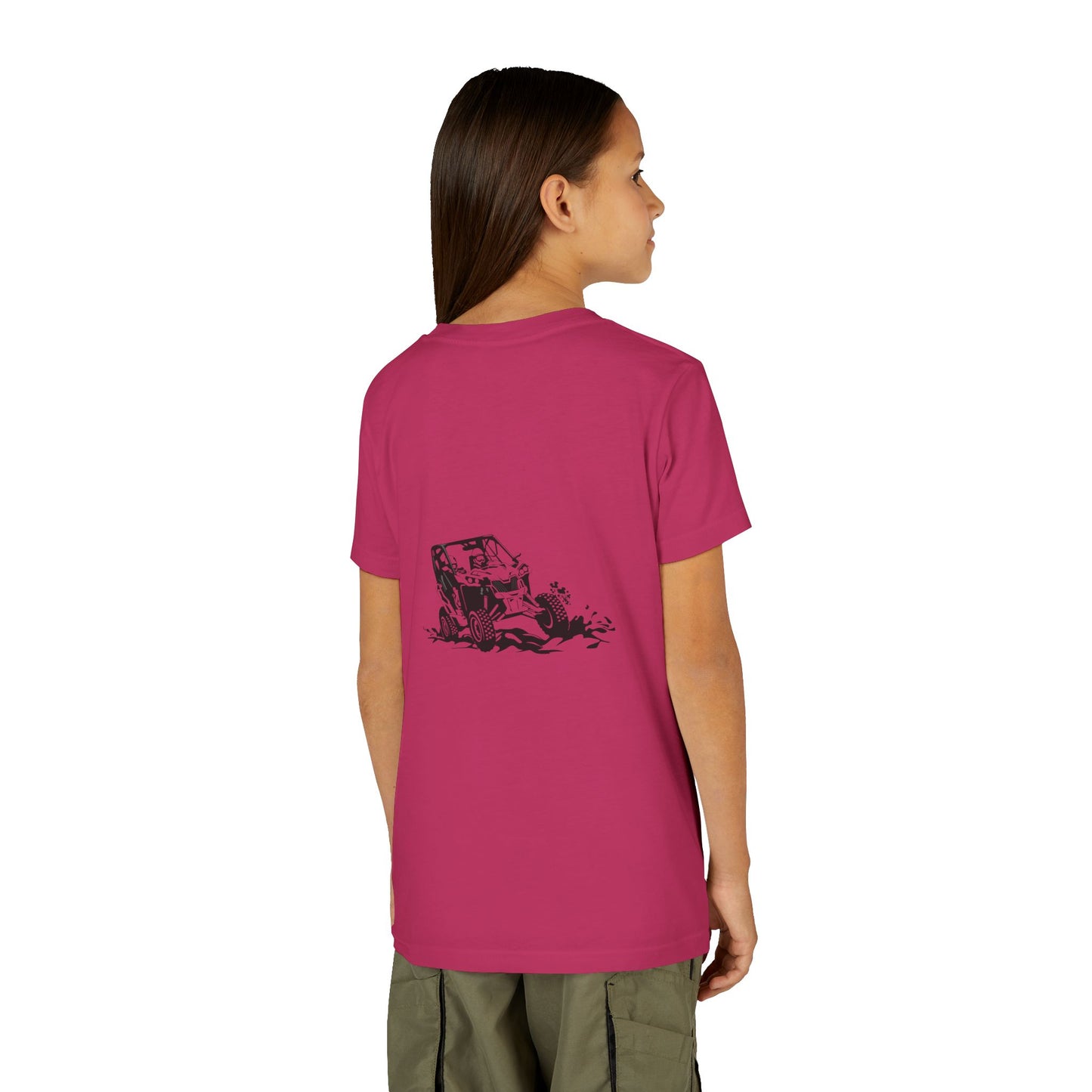 Slingin' Mud Side By Side Youth Unisex Short Sleeve Crewneck Tee
