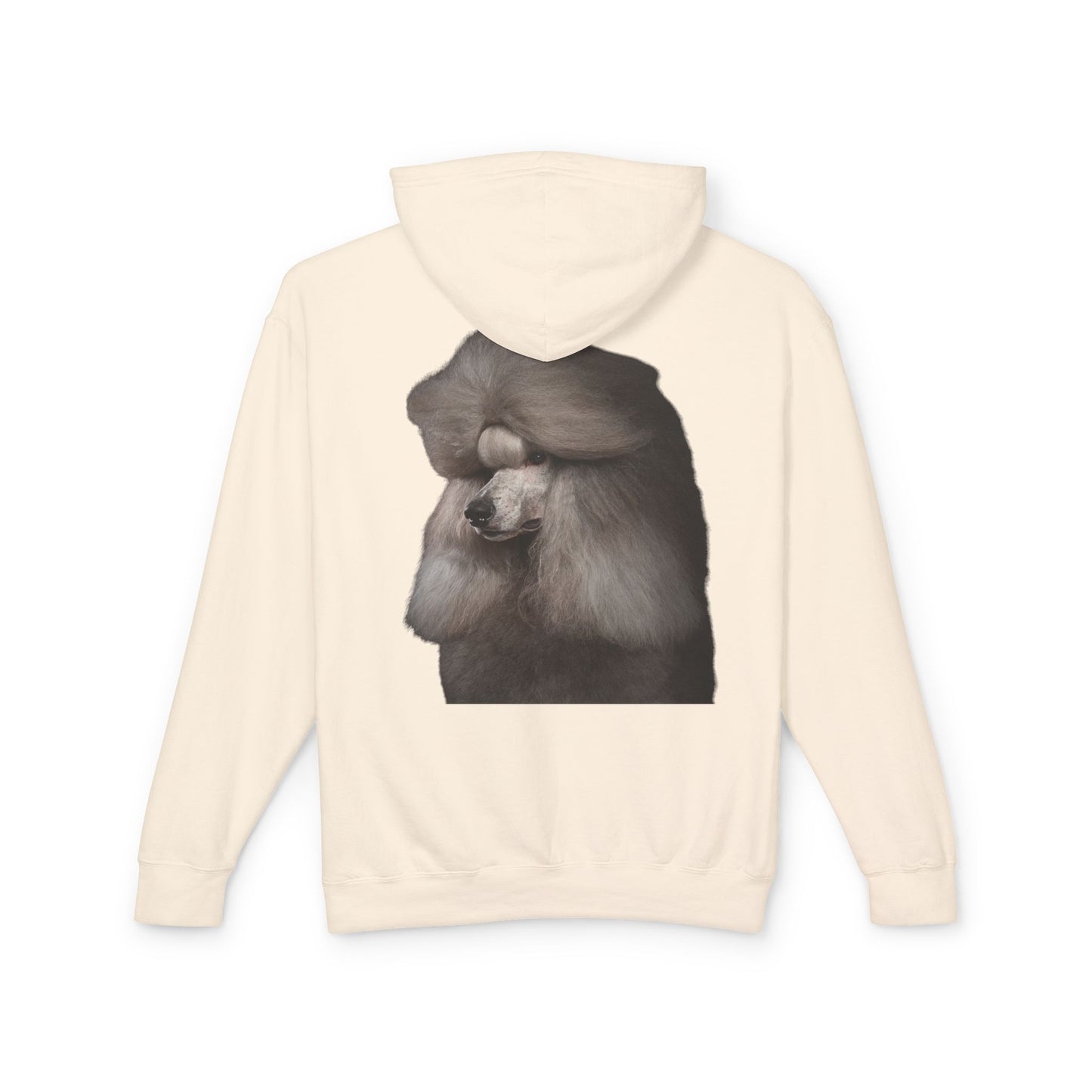 Poodle Head Unisex Lightweight Hoodie