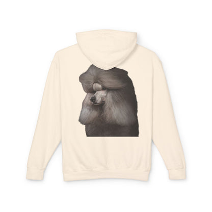 Poodle Head Unisex Lightweight Hoodie