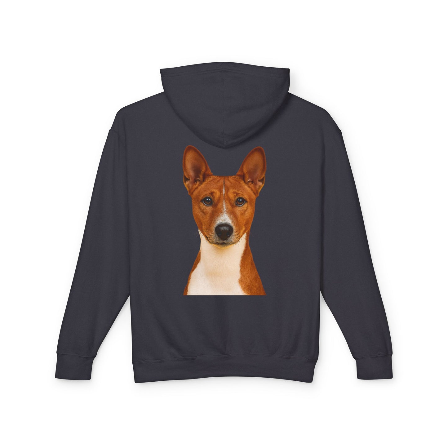 Basenji Head Unisex Lightweight Hoodie