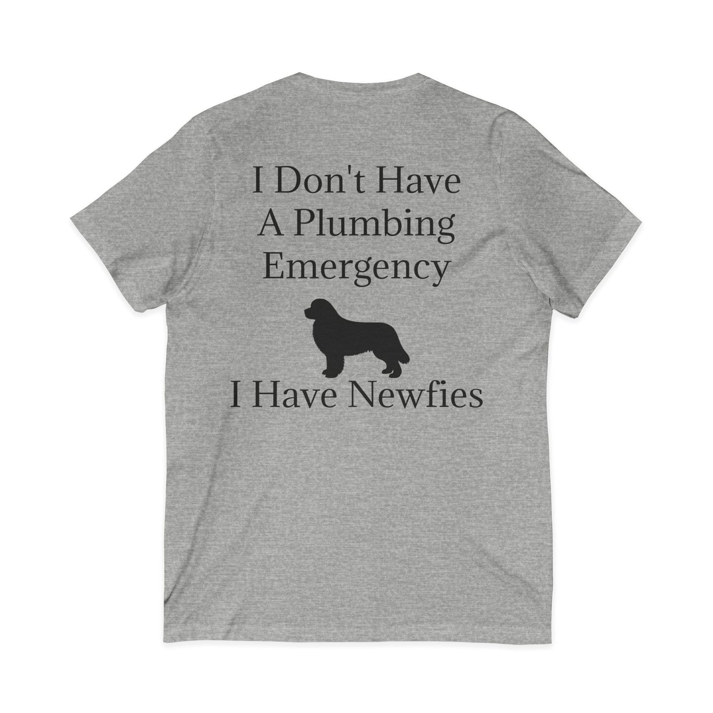 Plumbing Emergency Unisex Short Sleeve V-Neck Tee