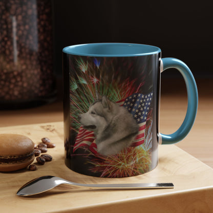 American Malamute 2-Tone Coffee Mug