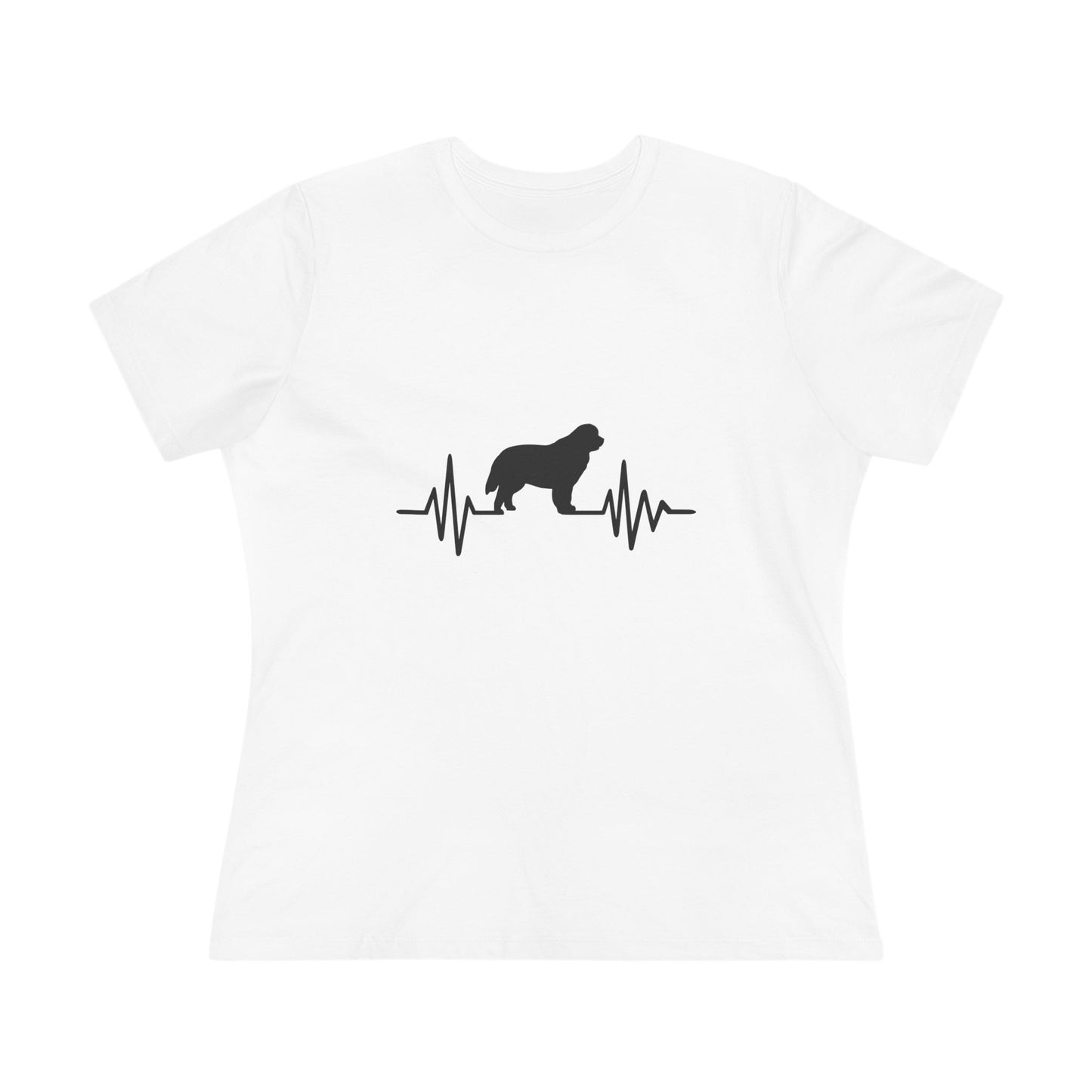 My Heart Beats For Newfies Women's Short Sleeve Crewneck Tee