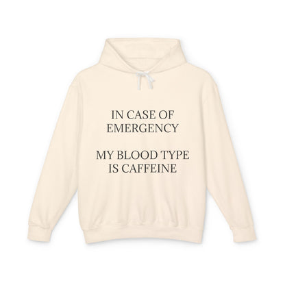 Blood Type Unisex Lightweight Hoodie