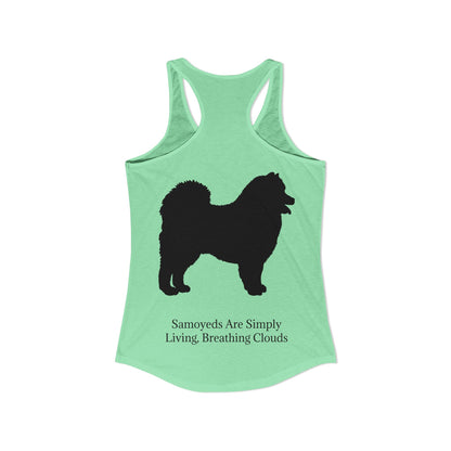 Clouds Women's Racerback Tank
