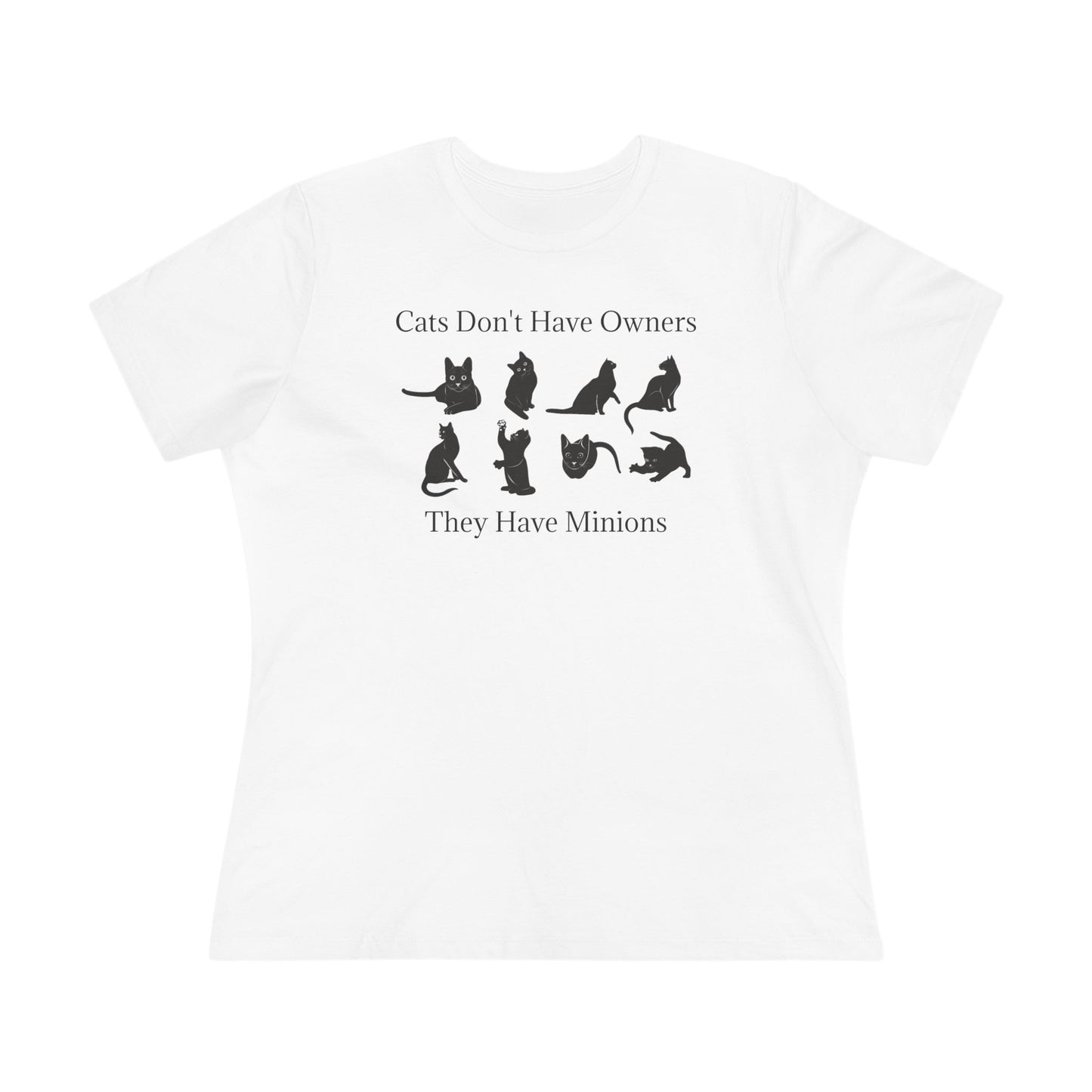 Cat Minions Women's Short Sleeve Crewneck Tee