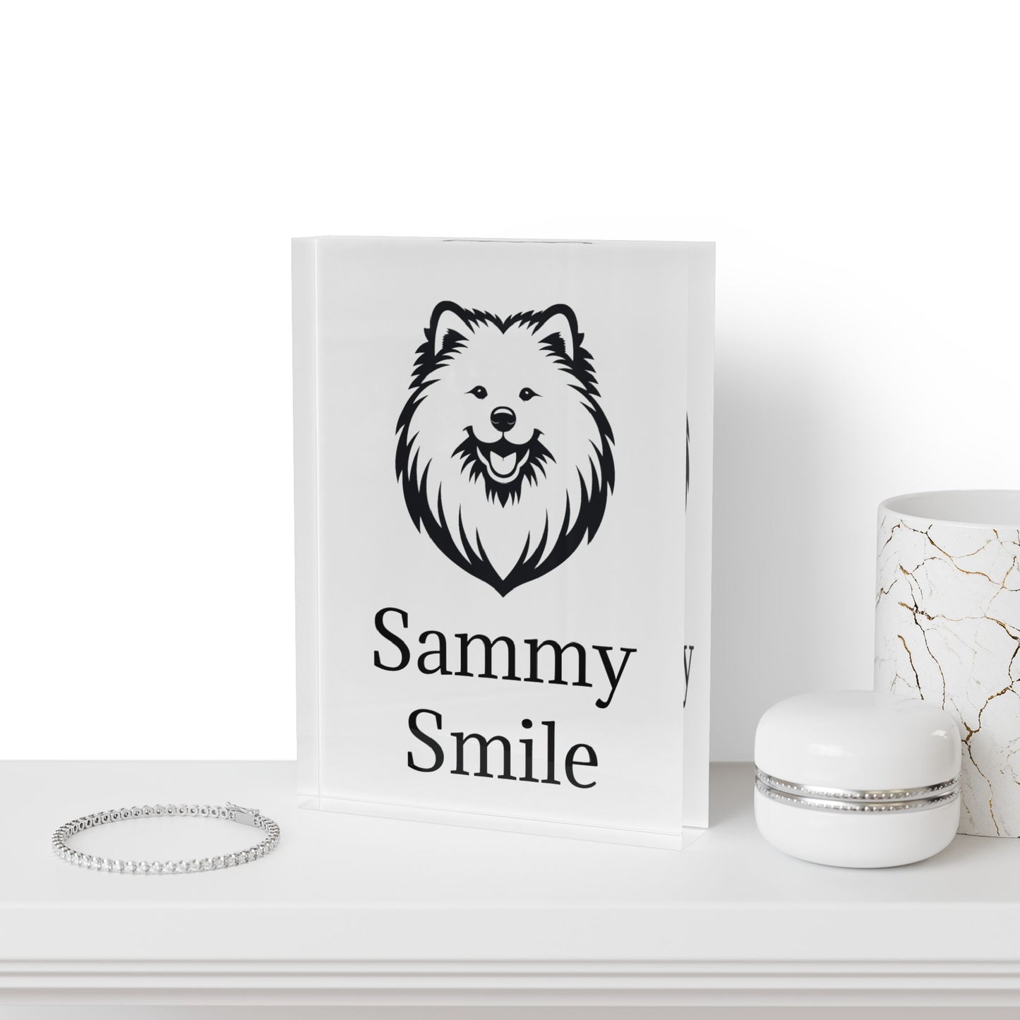 Sammy Smile Acrylic Photo Block