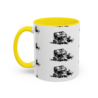 Slingin' Mud Side By Side 2-Tone Coffee Mug