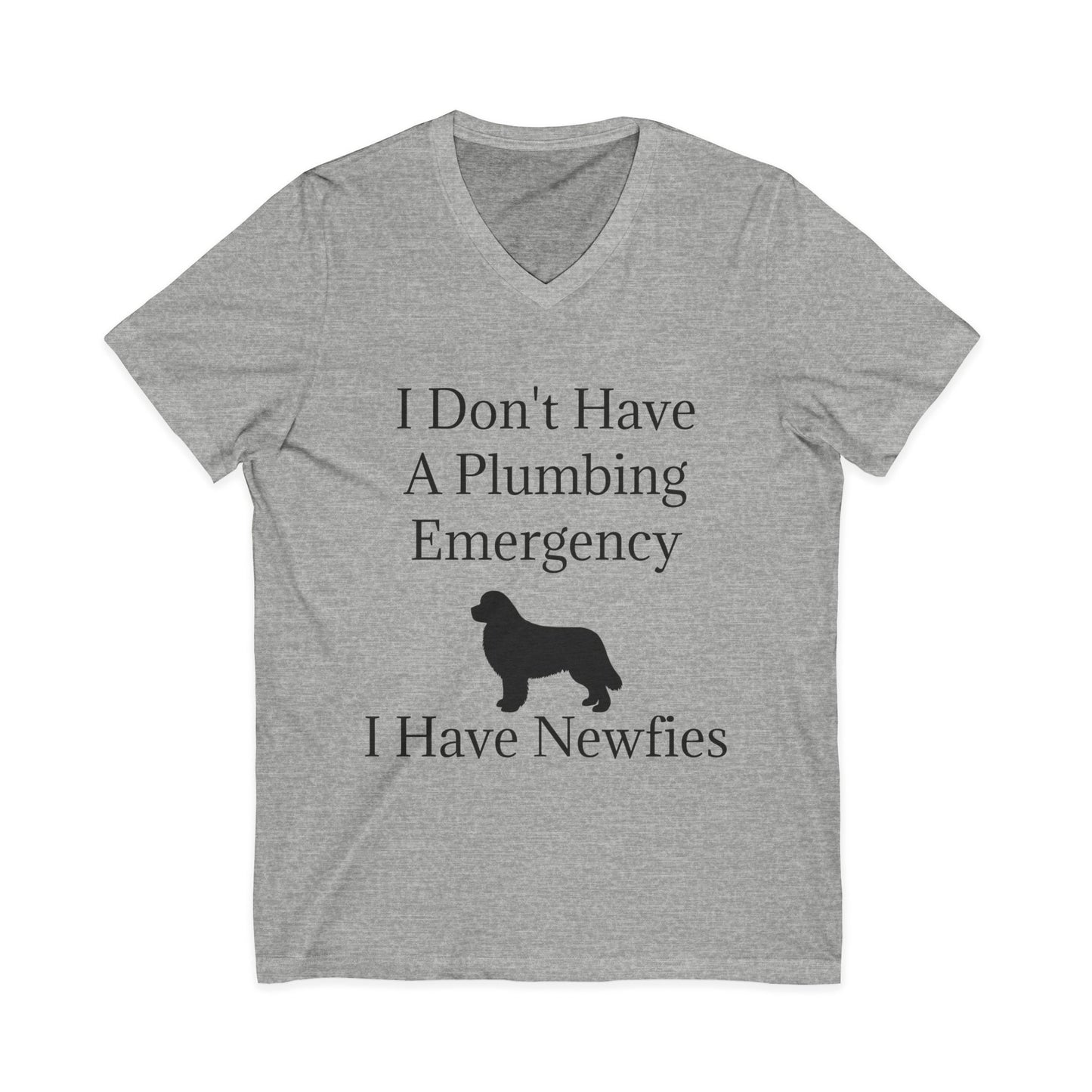 Plumbing Emergency Unisex Short Sleeve V-Neck Tee