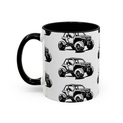 Off The Beaten Path Side By Side 2-Tone Coffee Mug