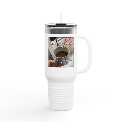 National Coffee Day Insulated Travel Mug