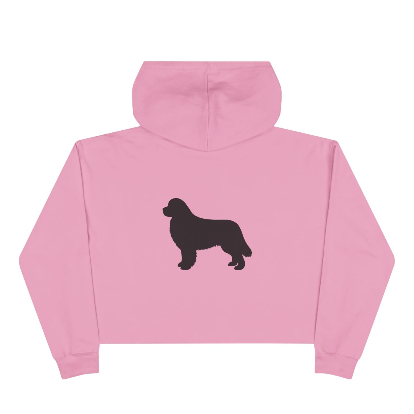 Newfie Silhouette Women's Crop Hoodie