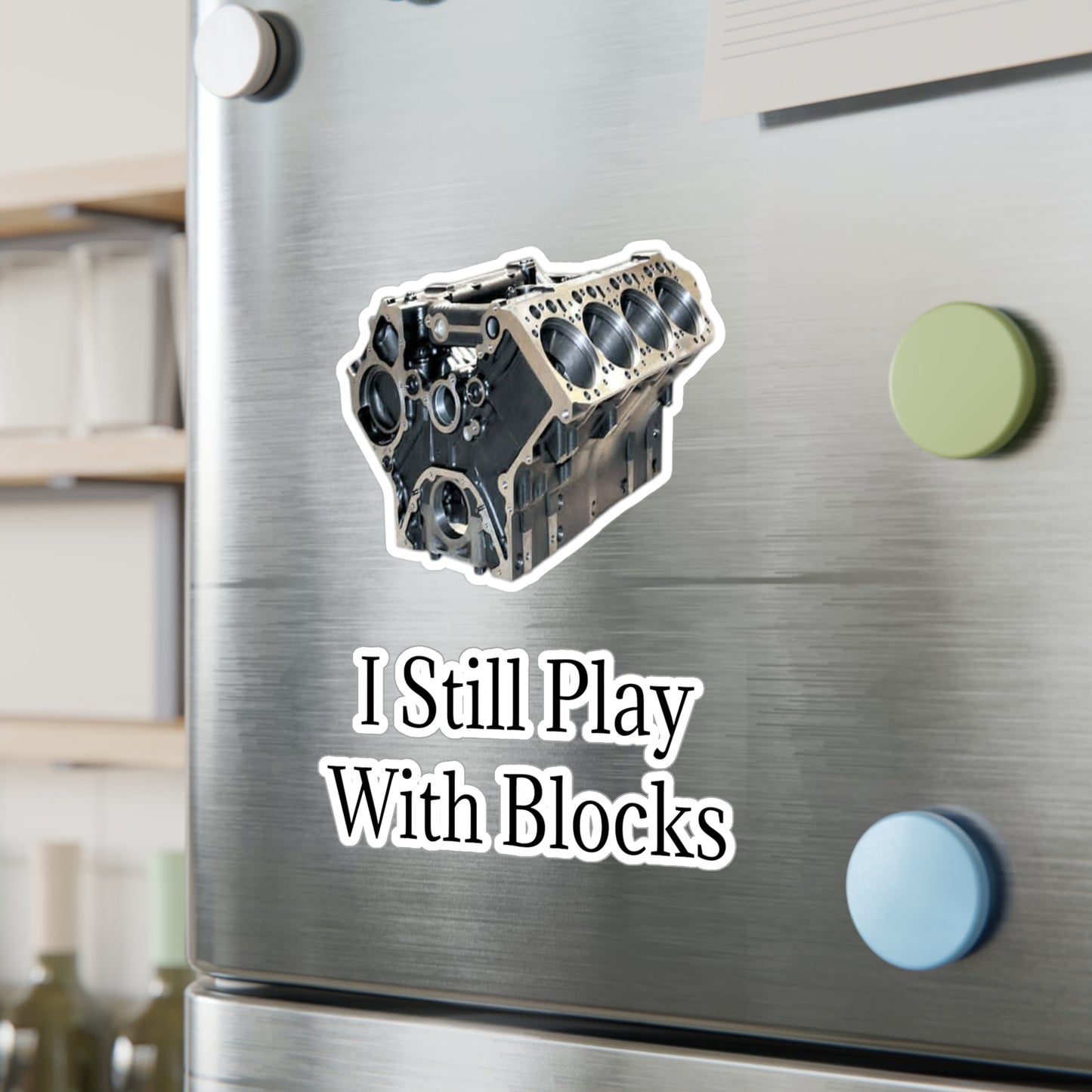 Play With Blocks Vinyl Decal