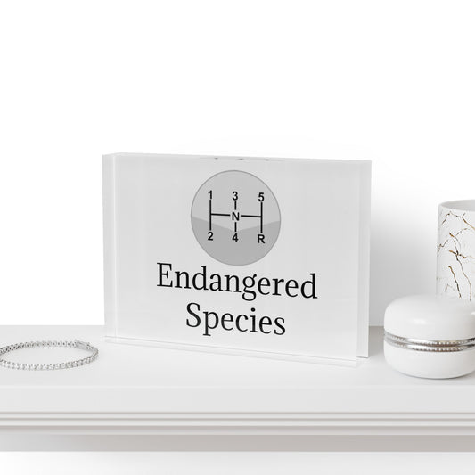 Endangered Species Acrylic Photo Block