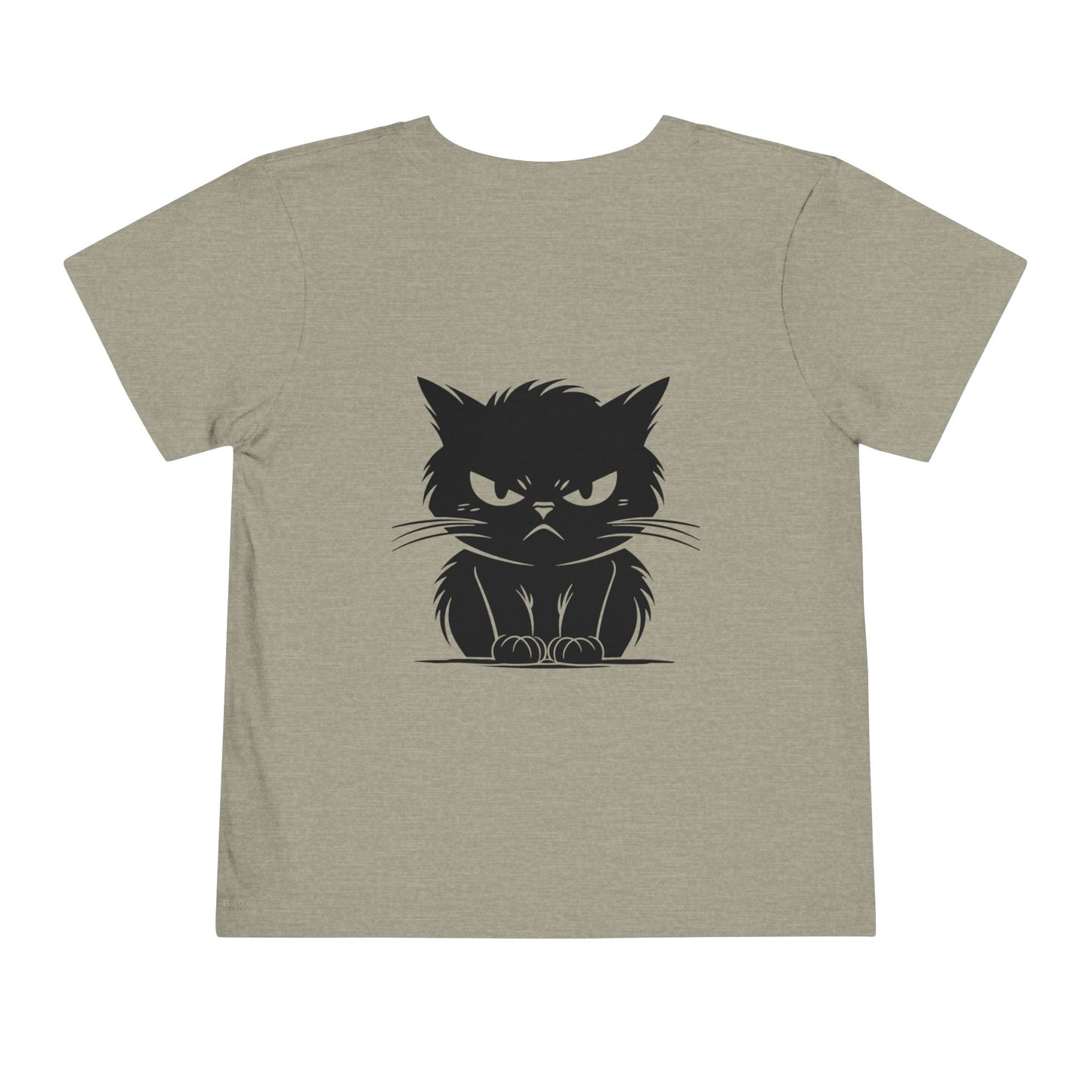 Angry Cat Toddler Unisex Short Sleeve Crewneck Tee