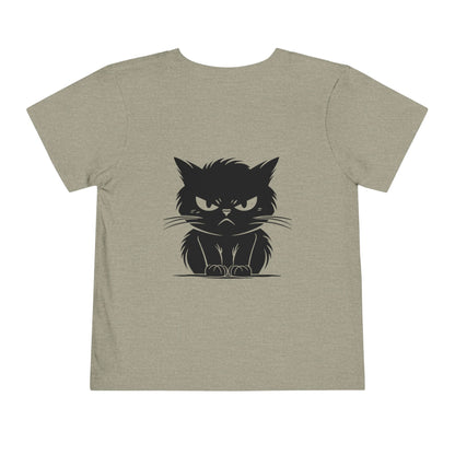 Angry Cat Toddler Unisex Short Sleeve Crewneck Tee