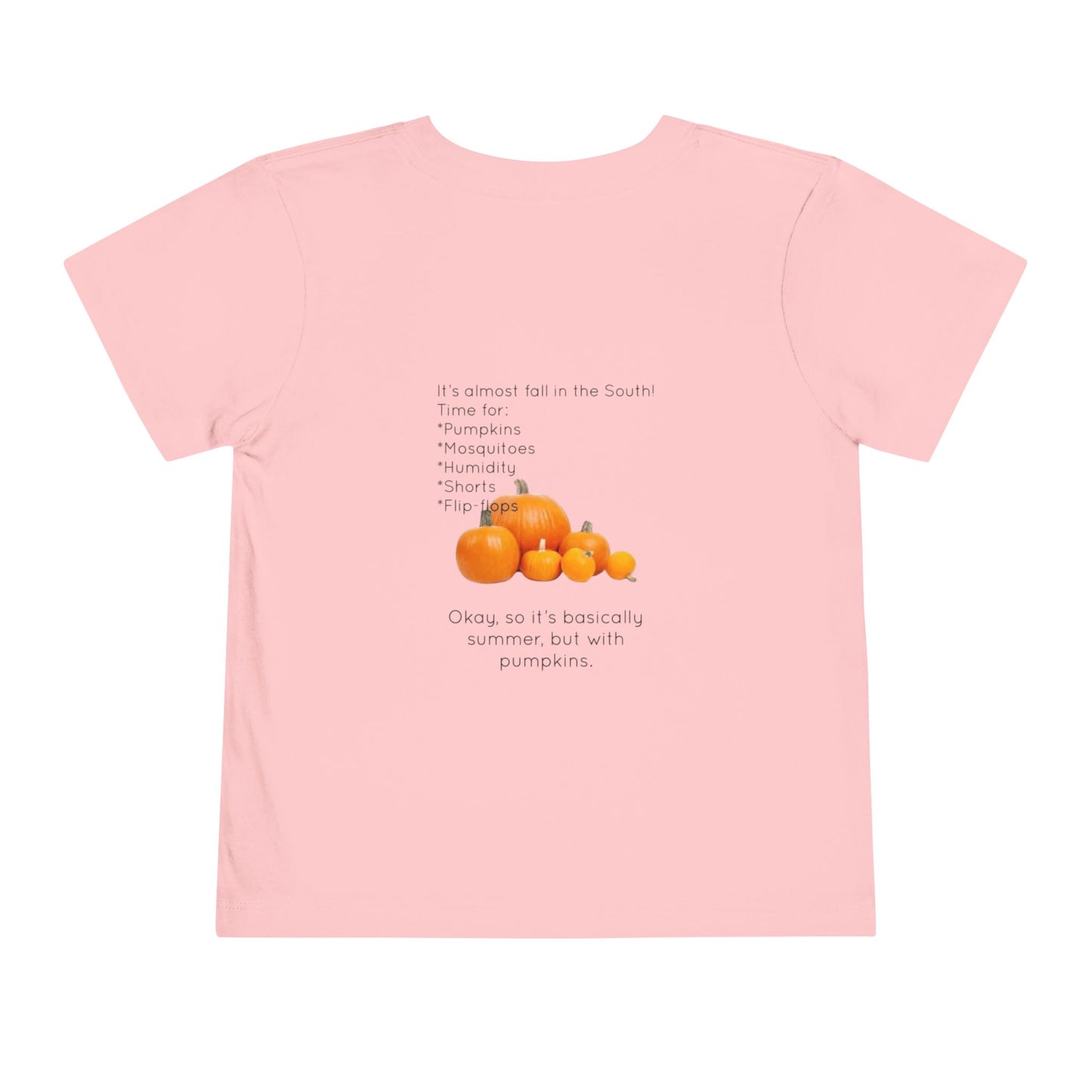 Fall In The South Toddler Unisex Short Sleeve Crewneck Tee