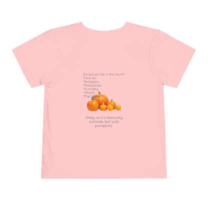 Fall In The South Toddler Unisex Short Sleeve Crewneck Tee
