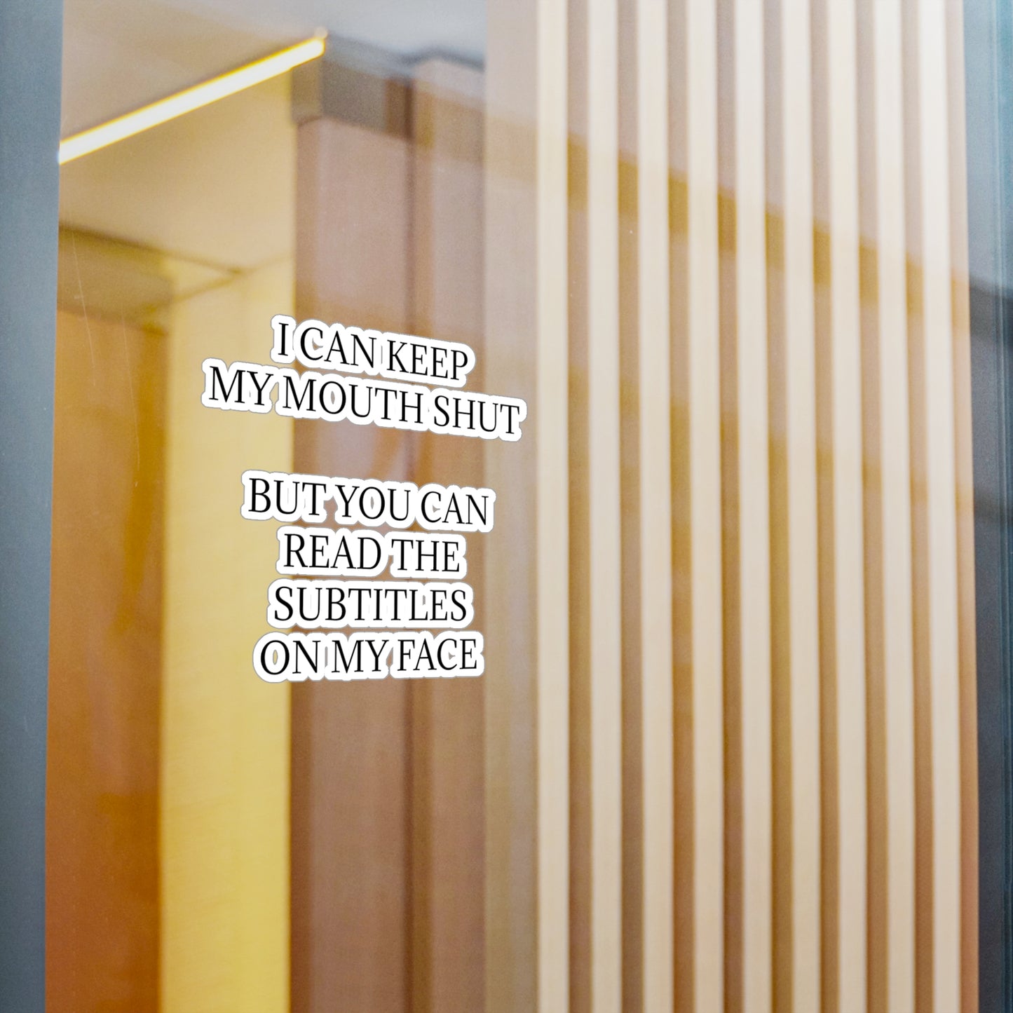 Subtitles Vinyl Decal