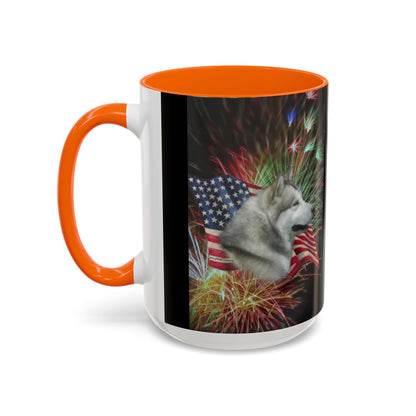 American Malamute 2-Tone Coffee Mug