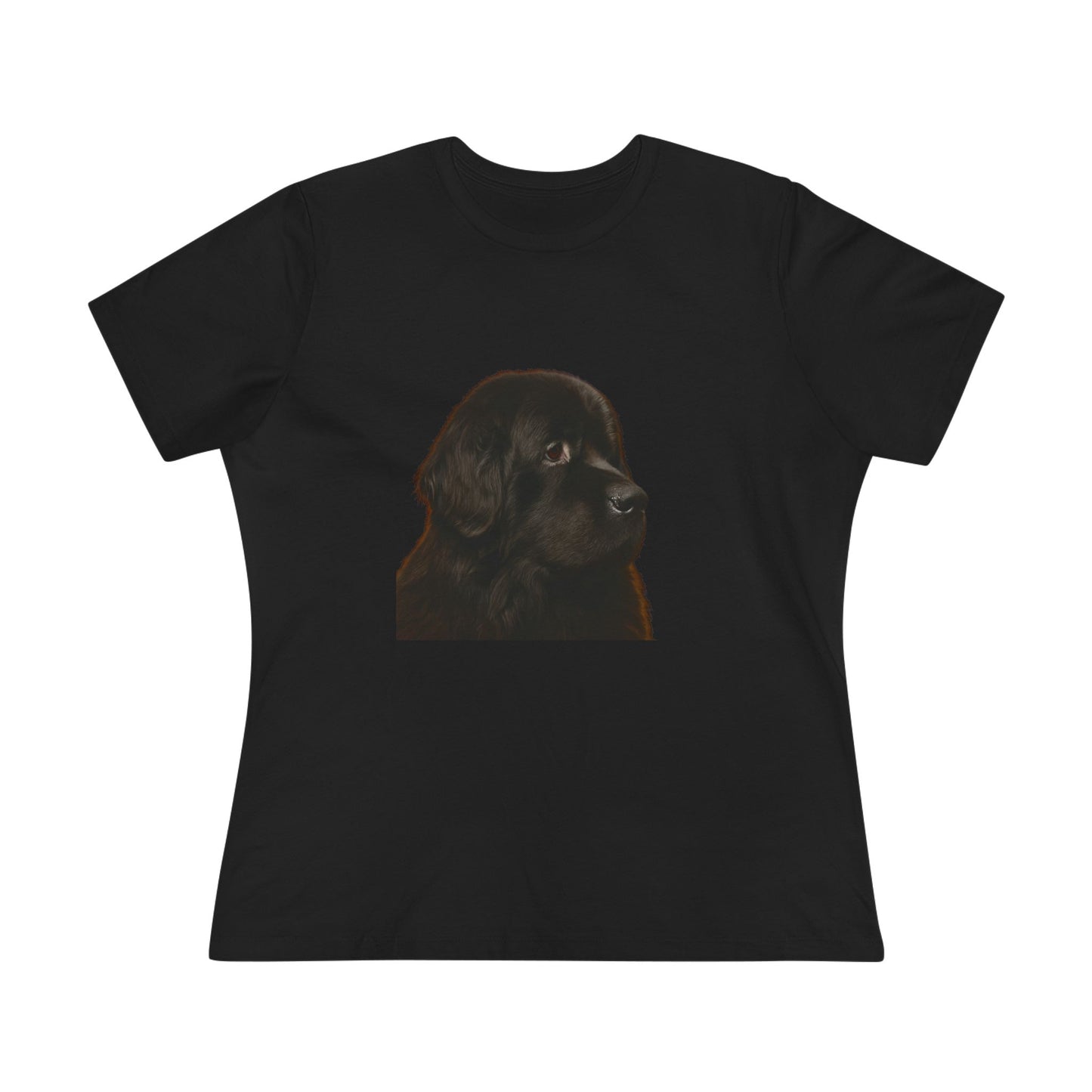 Newfie Head Women's Short Sleeve Crewneck Tee