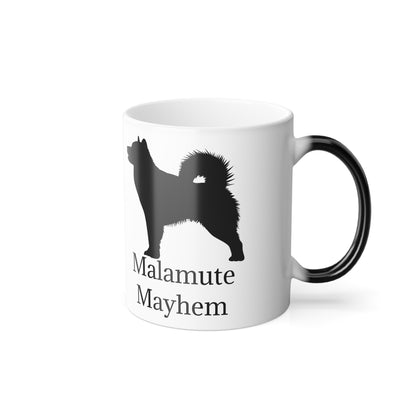 Malamute Mayhem Color Changing Mug