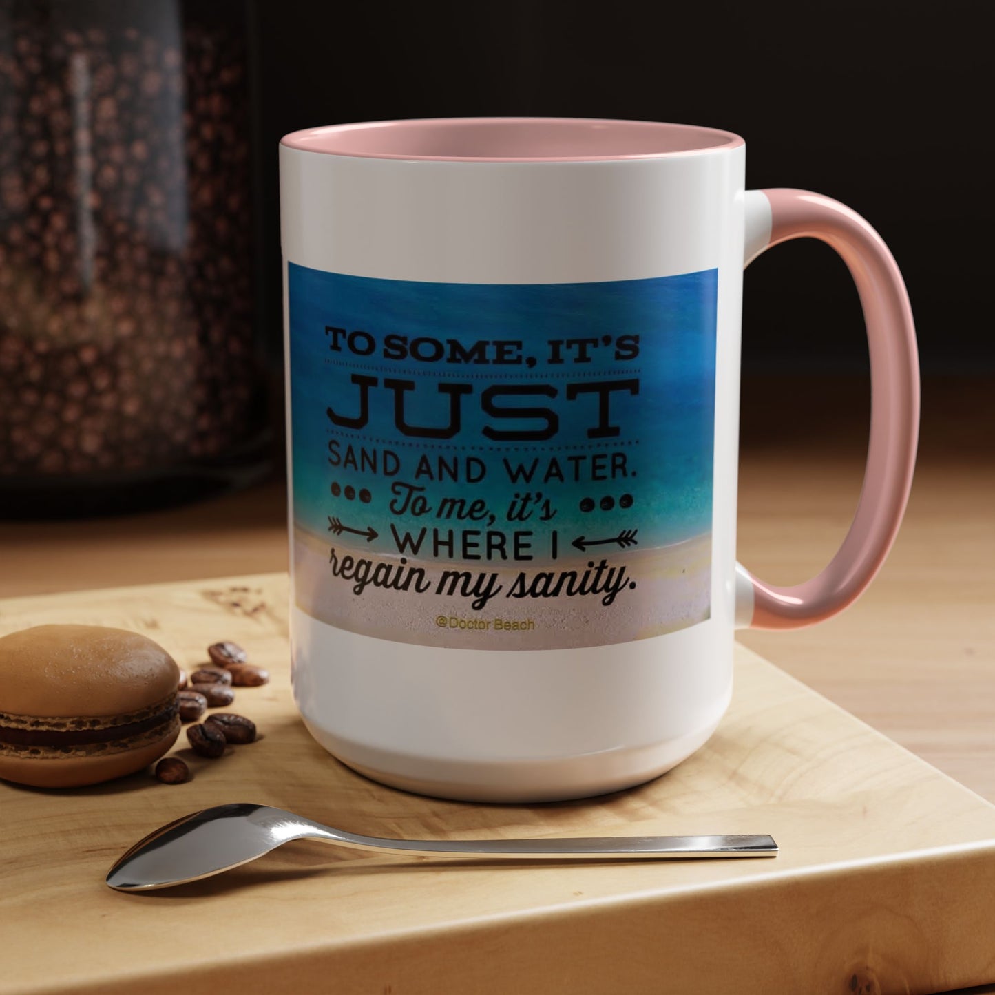 Dr. Beach 2-Tone Coffee Mug