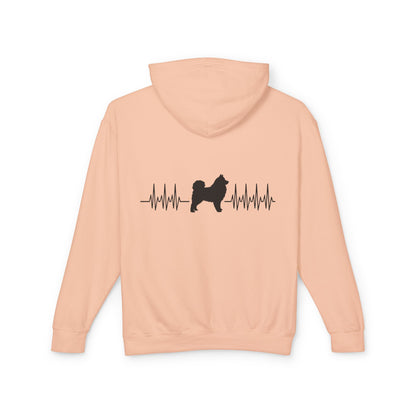 My Heart Beats For Samoyeds Unisex Lightweight Hoodie