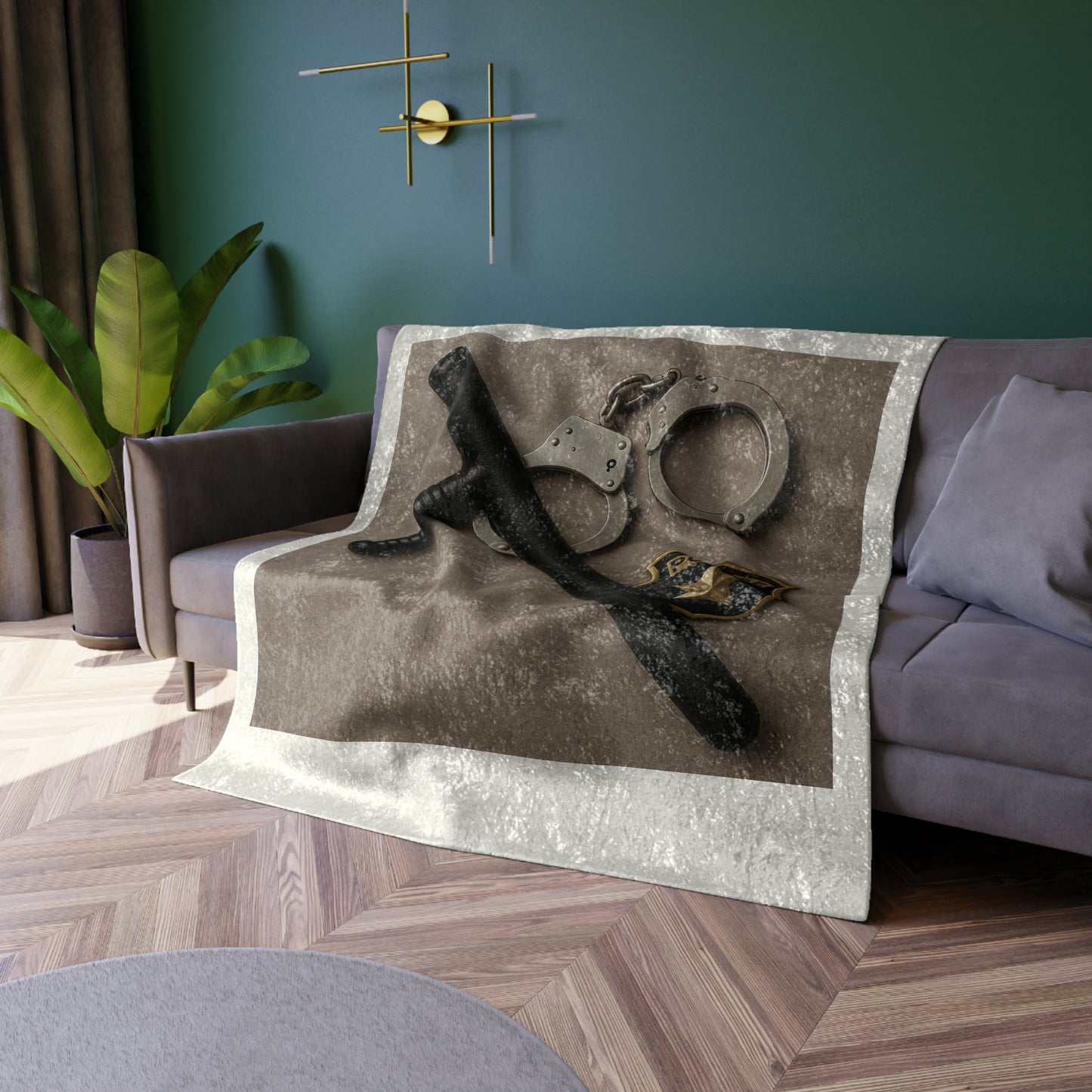 Law Enforcement Appreciation Crushed Velvet Blanket