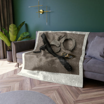 Law Enforcement Appreciation Crushed Velvet Blanket