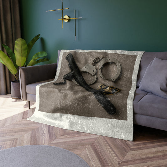 Law Enforcement Appreciation Crushed Velvet Blanket