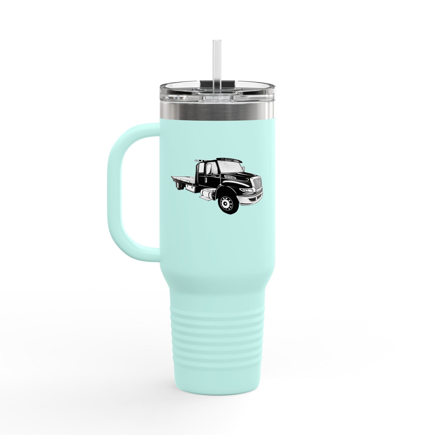 Flatbed Tow Truck Insulated Travel Mug