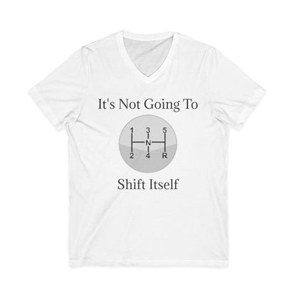 Shift Itself Unisex Short Sleeve V-Neck Tee