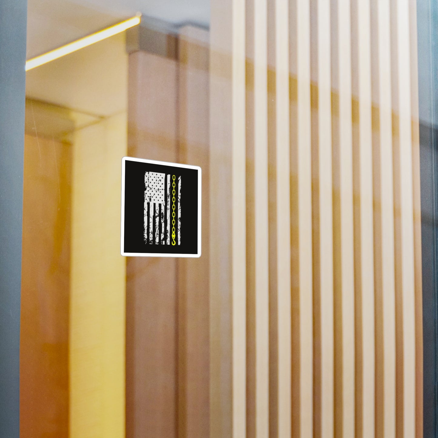 Thin Yellow Line Vinyl Decal