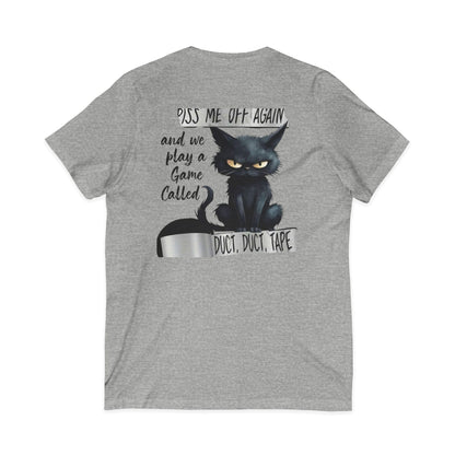 Duct, Duct, Tape Unisex Short Sleeve V-Neck Tee
