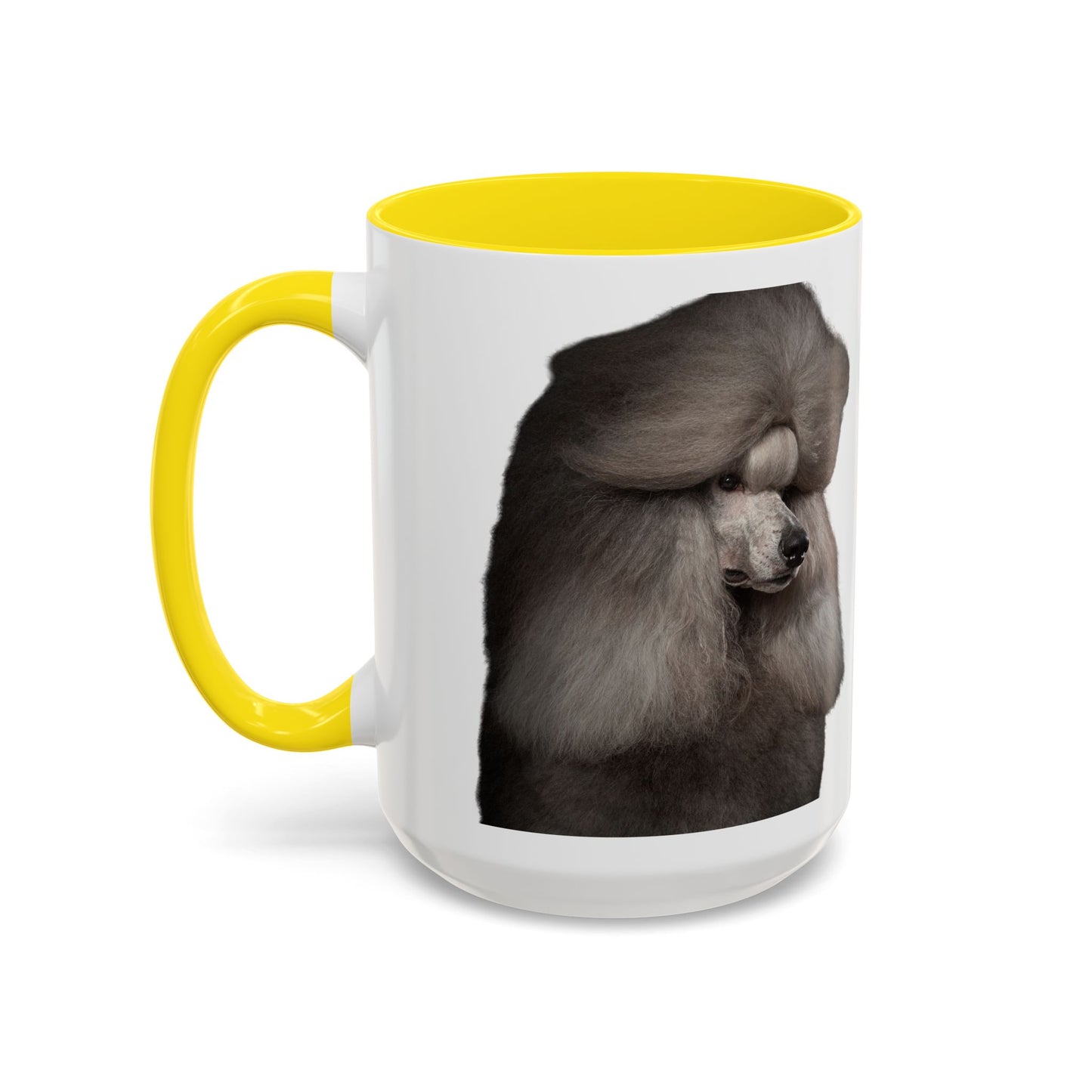 Poodle Head 2-Tone Coffee Mug