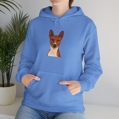 Basenji Head Unisex Hoodie