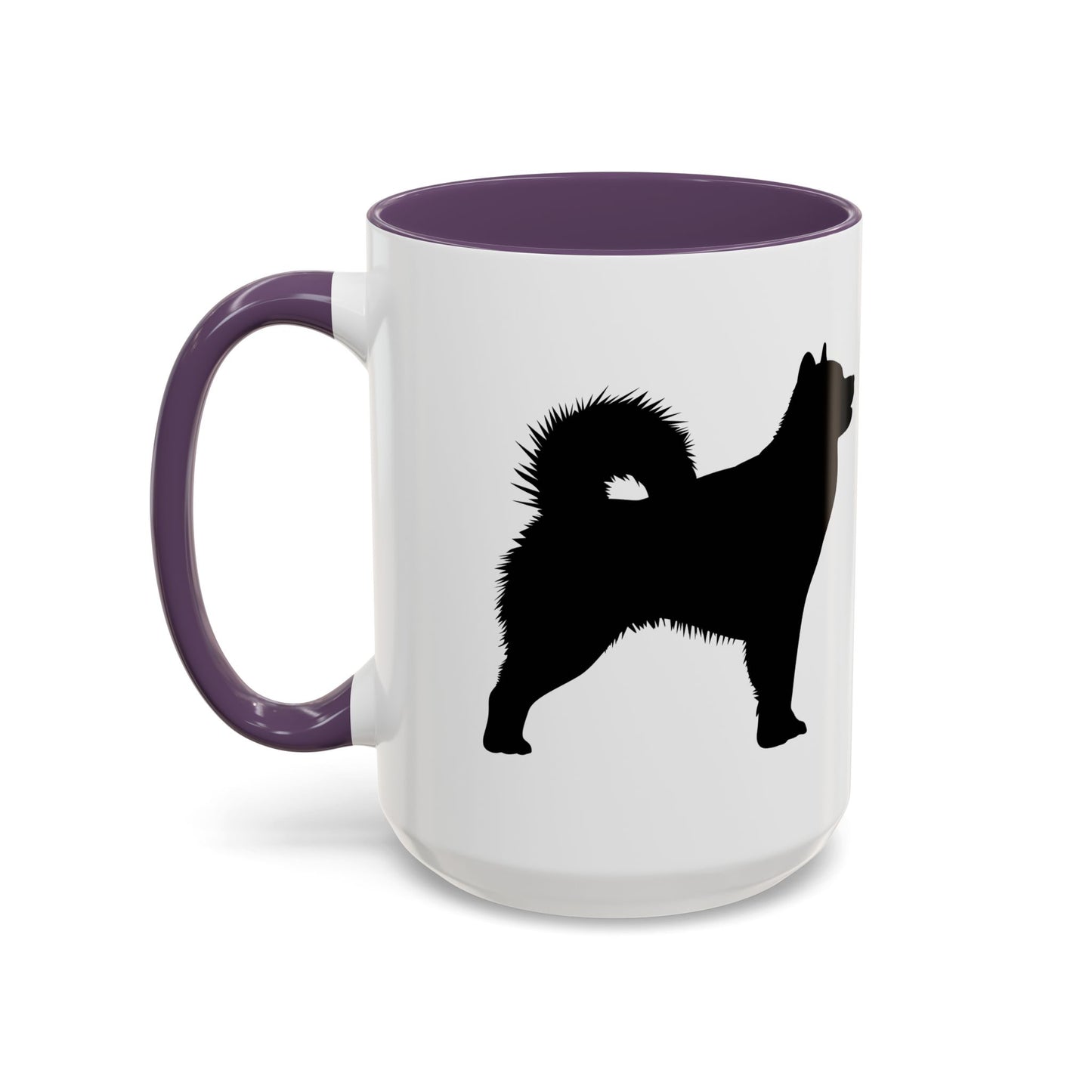 Malamute Silhouette 2-Tone Coffee Mug