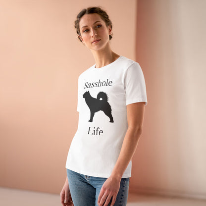 Sasshole Life Women's Short Sleeve Crewneck Tee