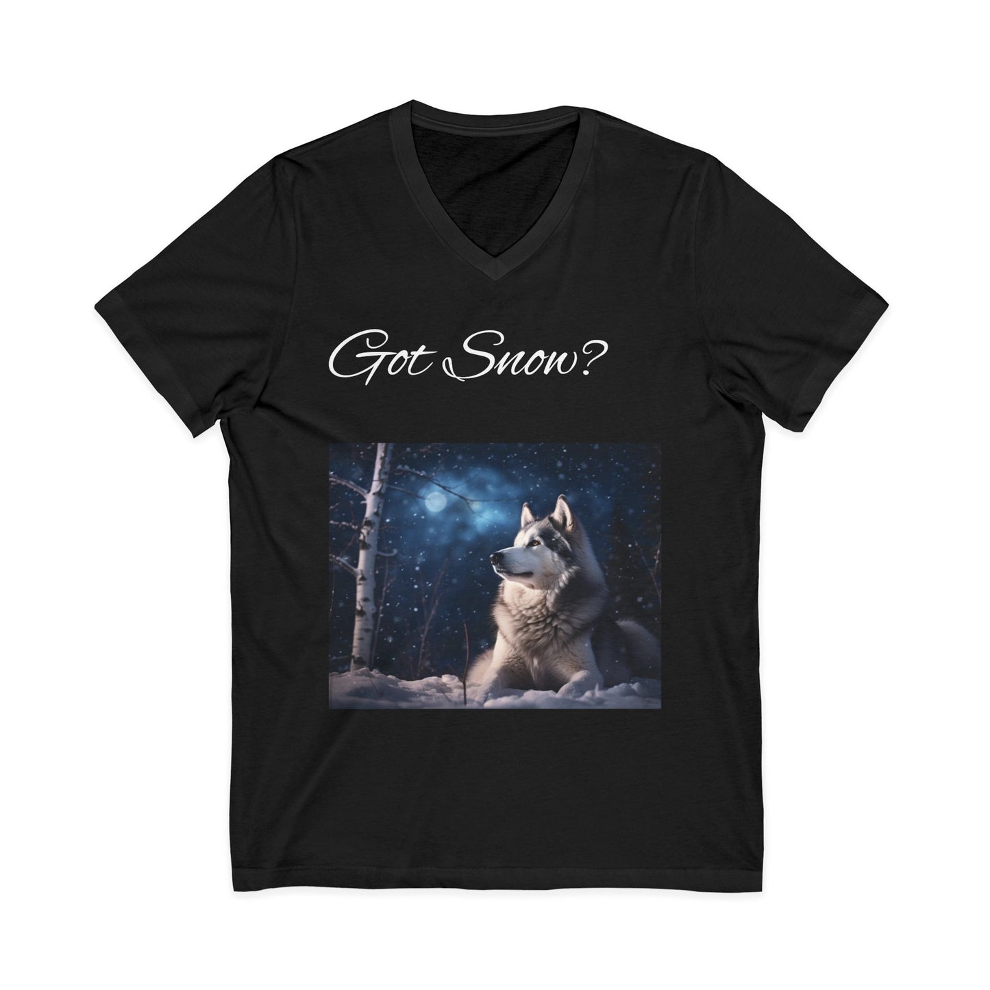 Got Snow? Unisex Short Sleeve V-Neck Tee