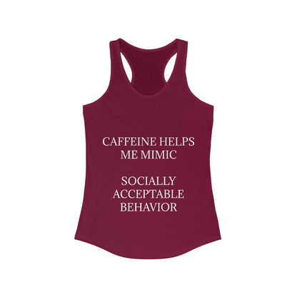 Socially Acceptable Women's Racerback Tank