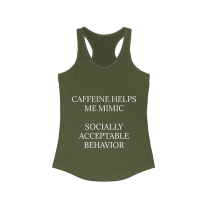 Socially Acceptable Women's Racerback Tank