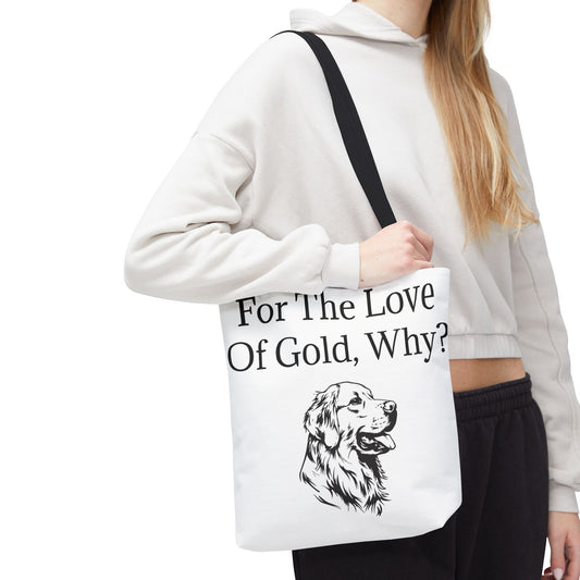 For The Love Of Gold Tote Bag